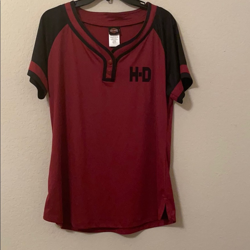 Harley Davidson 100%polyester shirt